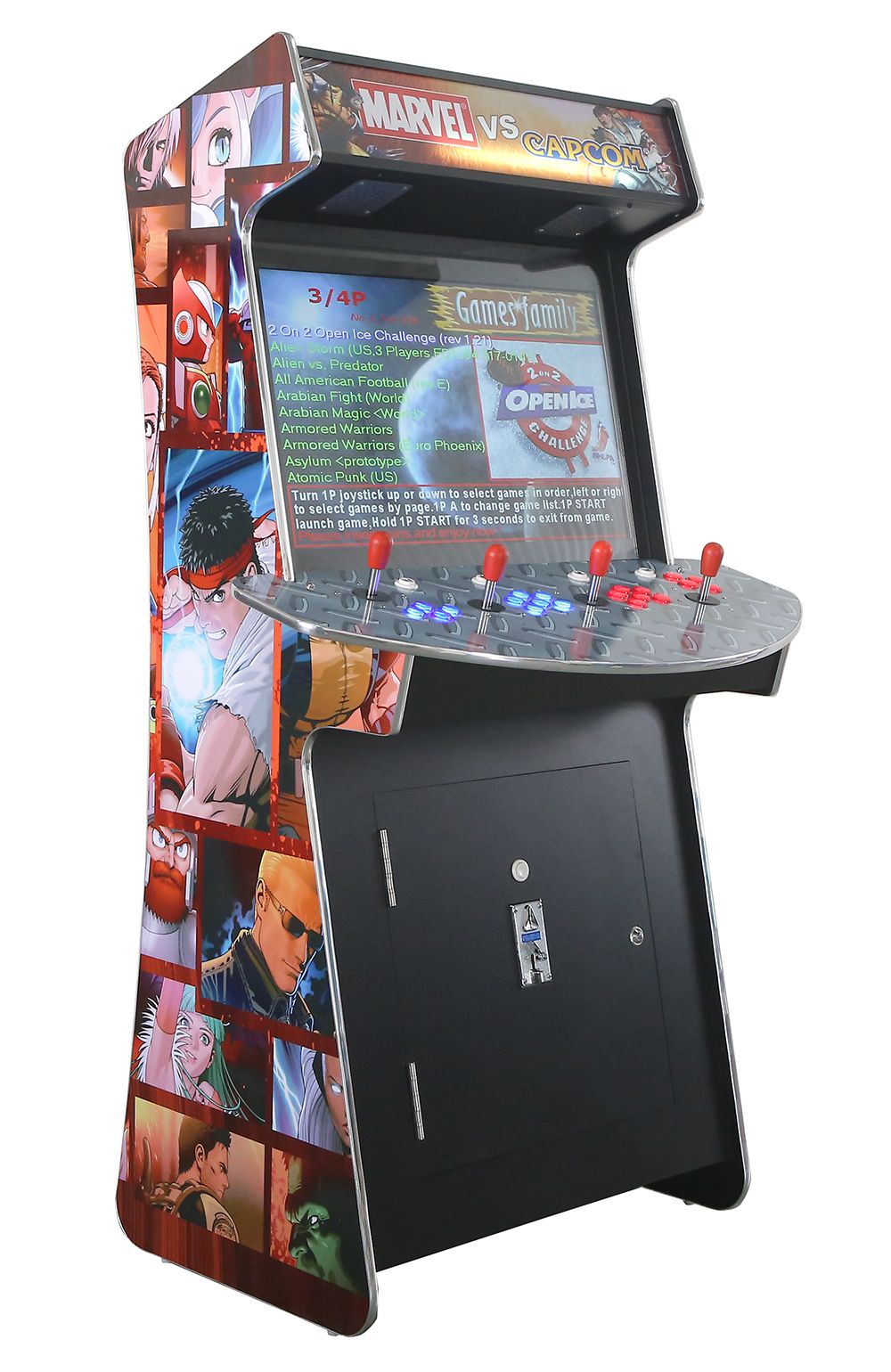 Arcade Rewind 4700 Game Slim Upright