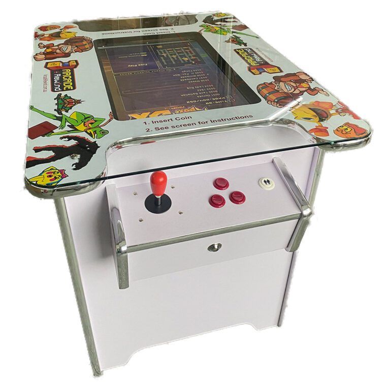 White Cocktail Arcade Machine For Sale Arcade Rewind