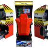 Arcade Rewind 123 Game Driving Sit down Arcade Machine with gearstick for sale Brisbane