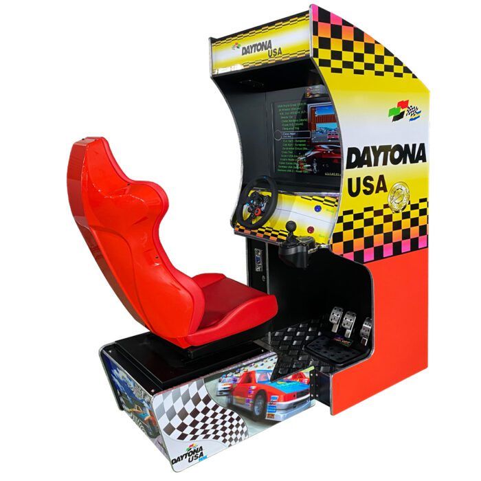 Arcade Rewind 123 Game Driving Sit down Arcade Machine with gearstick for sale Sydney