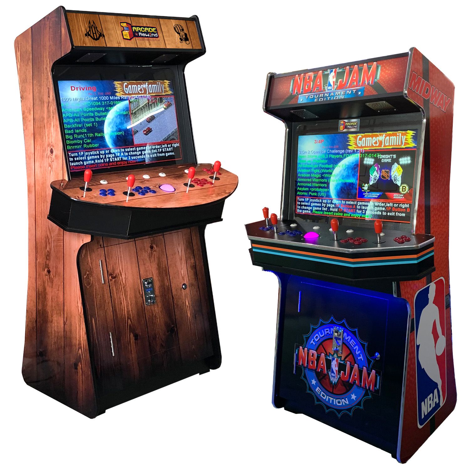 4700 Arcade Machine 4 Player Trackball